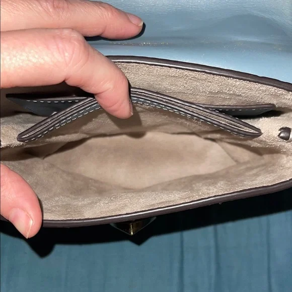 KATE SPADE RARE Romy Purple Python Embossed Snakeskin Patterned Handbag - Picture 3 of 6